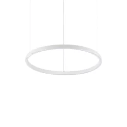 függesztett lámpa fehér színű vázzal és fém testtel beltéri használatra ideal-lux-229485 - moretti.hu