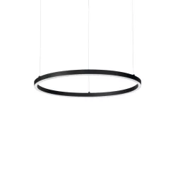 függesztett lámpa fekete színű vázzal és fém testtel beltéri használatra ideal-lux-229492 - moretti.hu