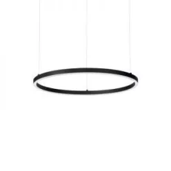 függesztett lámpa fekete színű vázzal és fém testtel beltéri használatra ideal-lux-229515 - moretti.hu