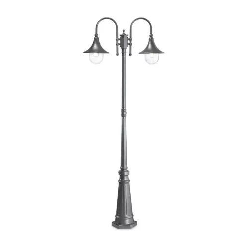 kültéri kandeláber antracit színű vázzal és fém testtel kerti használatra ideal-lux-246833 - moretti.hu