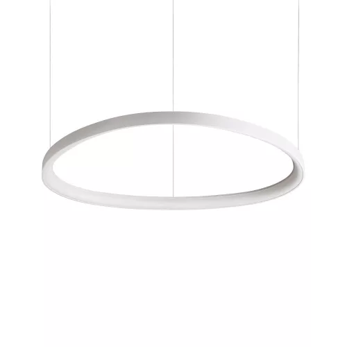 függesztett lámpa fehér színű vázzal és fém testtel beltéri használatra ideal-lux-247274 - moretti.hu