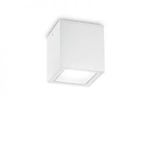kültéri mennyezeti lámpa fehér színű vázzal és fém testtel kerti használatra ideal-lux-251523 - moretti.hu