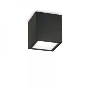 kültéri mennyezeti lámpa fekete színű vázzal és fém testtel kerti használatra ideal-lux-251530 - moretti.hu