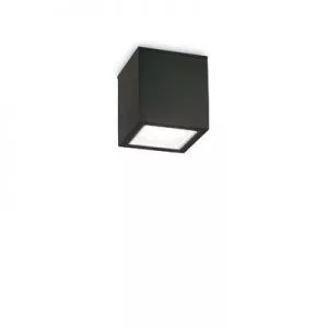 kültéri mennyezeti lámpa fekete színű vázzal és fém testtel kerti használatra ideal-lux-251578 - moretti.hu