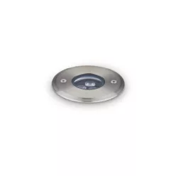 kültéri talajba süllyeszthető lámpa ezüst színű vázzal és fém testtel kerti használatra ideal-lux-255651 - moretti.hu