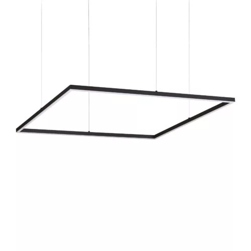 függesztett lámpa fekete színű vázzal és fém testtel beltéri használatra ideal-lux-259208 - moretti.hu