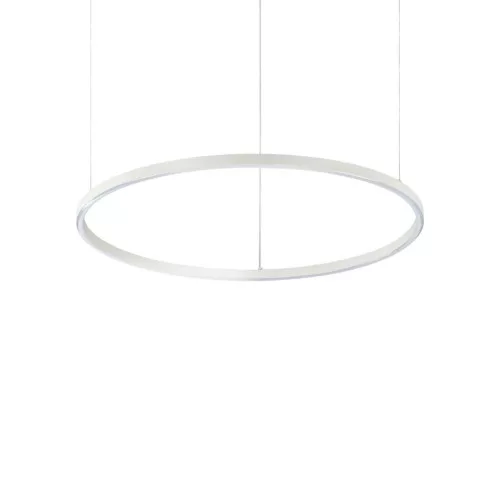 függesztett lámpa fehér színű vázzal és fém testtel beltéri használatra ideal-lux-269863 - moretti.hu