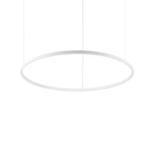 függesztett lámpa fehér színű vázzal és fém testtel beltéri használatra ideal-lux-269870 - moretti.hu