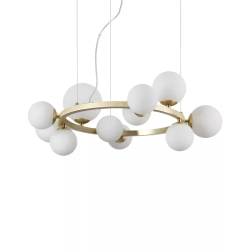 függesztett lámpa bronz színű vázzal és fém testtel beltéri használatra ideal-lux-283807 - moretti.hu