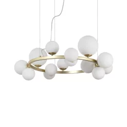 függesztett lámpa bronz színű vázzal és fém testtel beltéri használatra ideal-lux-283814 - moretti.hu