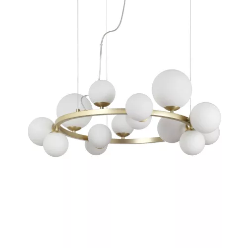 függesztett lámpa bronz színű vázzal és fém testtel beltéri használatra ideal-lux-283814 - moretti.hu