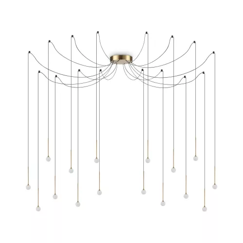 függesztett lámpa bronz színű vázzal és fém testtel beltéri használatra ideal-lux-284019 - moretti.hu