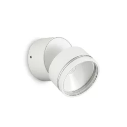 kültéri fali lámpa fehér színű vázzal és fém testtel kerti használatra ideal-lux-285474 - moretti.hu