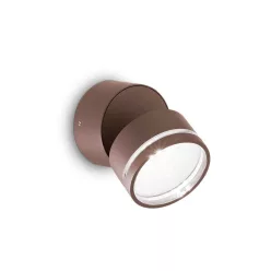 kültéri fali lámpa kávé színű vázzal és fém testtel kerti használatra ideal-lux-285498 - moretti.hu