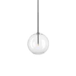 függesztett lámpa króm színű vázzal és fém testtel beltéri használatra ideal-lux-306544 - moretti.hu