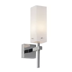 fali lámpa króm színű vázzal és fém-üveg testtel beltéri használatra italux-mb12021012-1a - moretti.hu
