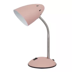 íróasztali lámpa króm színű vázzal és fém testtel beltéri használatra italux-mt-hn2013-pink-s-nick - moretti.hu