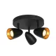 Mennyezeti Lámpa Fekete Tino ITALUX-SPL-36748-3R-BK-GD