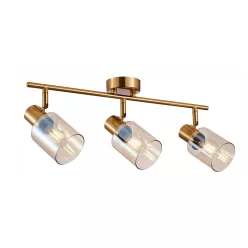   Mennyezeti Lámpa Sárgaréz Santia ITALUX-SPL-65342-3-BRO-AMB
