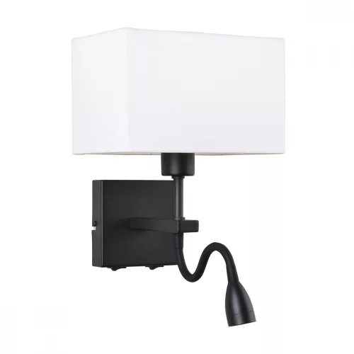 fali lámpa fekete színű vázzal és fém testtel beltéri használatra italux-wl-1122-2-bl-bm-rc-wh - moretti.hu
