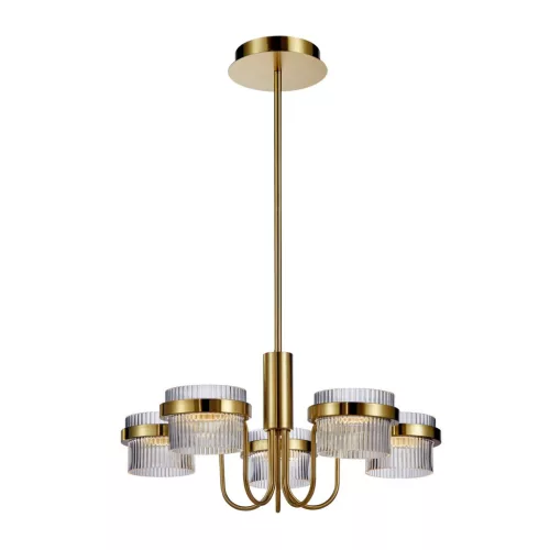 Italux Tiara PND-77362-5-40W-GD Csillár 5x40W/LED 3000K 4405lm IP20