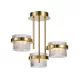 Italux Tiara PND-77362-3-24W-GD Plafonlámpa 3x24W/LED 3000K 2603lm IP20