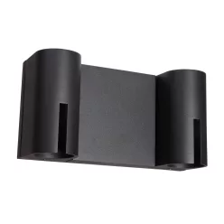   ITALUX 603-2-BK-9 ROVIGO Modern Kültéri Fali Lámpa Fekete LED IP44