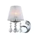 ITALUX MBM-2572-1-W CORNELIA Kristály Fali Lámpa Fehér, Króm E14 IP20