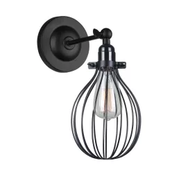 Italux LESTO MBM-2676/1 BK Fali lámpa 1x40W/E27