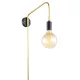 Italux MALENE MBM3386/1 BK+GD Fali lámpa 1x40W/E27