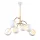 ITALUX MDM-3691-6-GD-W MELVO Glamour Csillár Fehér, Arany E14 IP20