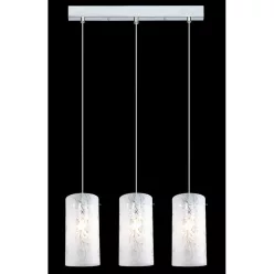   ITALUX MDM1672-3 VALVE Többágú Függesztett Lámpa Fehér, Króm E27 IP20
