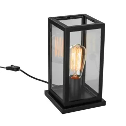 Italux LAVERNO MT-202621-1-B Asztali lámpa 1x60W/E27