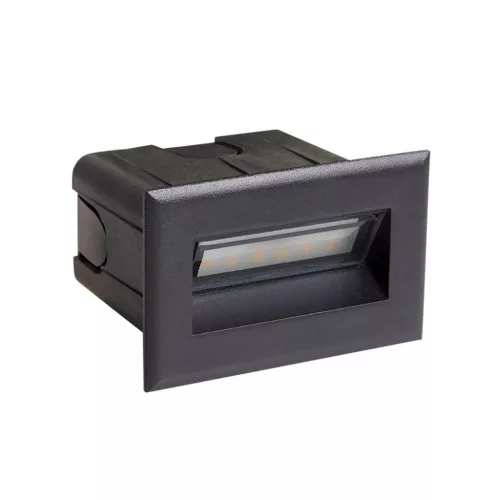 ITALUX ONFL-0332-4K ERBA Kültéri Falba Építhető Lámpa Fekete LED