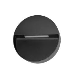   ITALUX OWL-4153-4K PIANA Modern Kültéri Fali Lámpa Fekete LED IP44