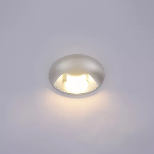 ITALUX PL-741-1E BASILIO Modern Kültéri Fali Lámpa Ezüst LED IP44