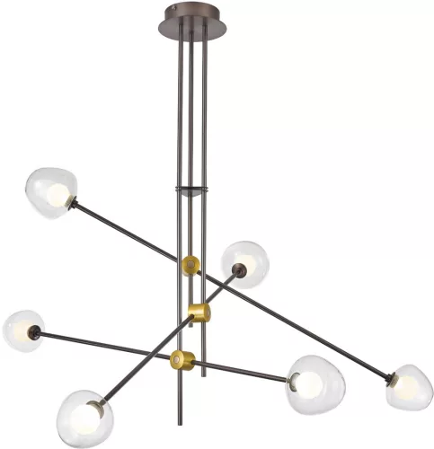 Italux ROMILY PND-201883-6 Csillár 6x4W/LED 3000K 1800LM IP20