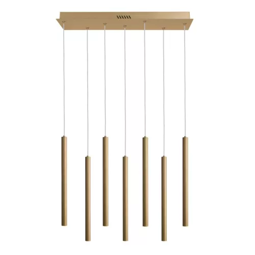 Italux Valdes PND-22302-7-GD Függőlámpa 7x35W/LED 3000K|4000K|6000K 1300lm IP20
