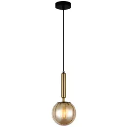   ITALUX PND-2324-1BRO-AMB RAVENA Vintage Függesztett Lámpa LED IP20