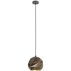   ITALUX PND-2424-1S-GR-GD PALERMO Modern Függesztett Lámpa Antracit E27 IP20