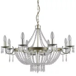   ITALUX PND-30138-8-4 CORTINA Kristály Csillár Pezsgő E14 IP20