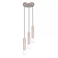   ITALUX PND-33574-3-CF FILANO Többágú Függesztett Lámpa Barna, Opál G9 IP20