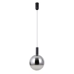   ITALUX PND-34378-1L-BK STRELA Modern Függesztett Lámpa Matt Fekete, Szürke LED IP20