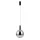 ITALUX PND-34378-1L-BK STRELA Modern Függesztett Lámpa Matt Fekete, Szürke LED IP20