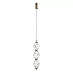   ITALUX PND-34403-3V-HBR SEVIL Modern Led Függesztett Lámpa Arany LED IP20