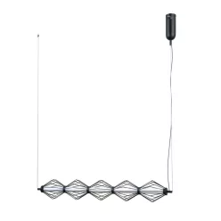   ITALUX PND-34403-5-BK SEVIL Modern Led Függesztett Lámpa Króm, Matt Fekete LED IP20