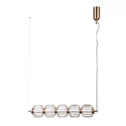   ITALUX PND-34405-5-HBR PEDRO Modern Led Függesztett Lámpa Arany LED IP20