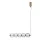 ITALUX PND-34405-5-HBR PEDRO Modern Led Függesztett Lámpa Arany LED IP20
