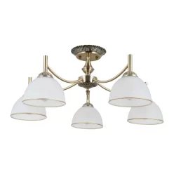 Italux Fener PND-40653-5-ABR-WH Plafonlámpa 5x40W/E27 IP20
