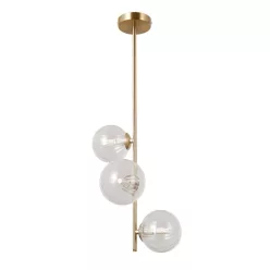 Italux Toledo PND-40717-3-HBR Plafonlámpa 3x5W/G9 IP20